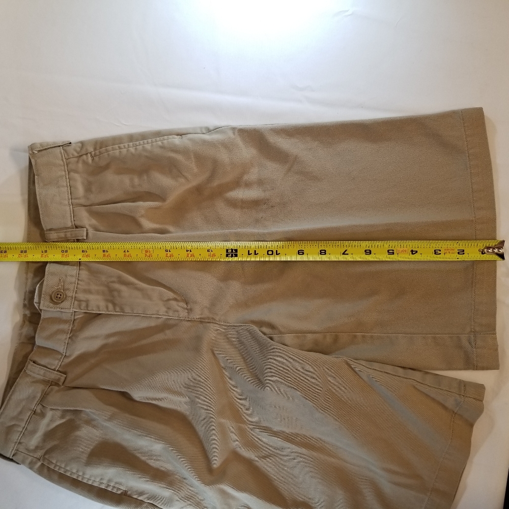Lands' End Kids Boys Size 18 Khaki Adjustable Waist 4 Pockets - Picture 5 of 12